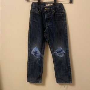 Levi's Kids Distressed Jeans - Dark Wash